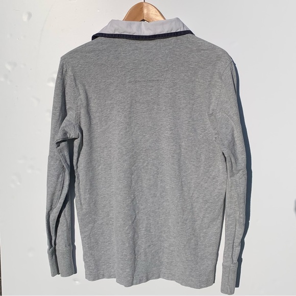NAUTICA Preppy Gray Longsleeve Polo - XS - Picture 3 of 8